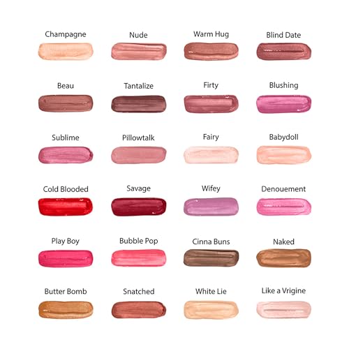 Ruby Kisses Butter Bomb Lip Gloss High Shine Non Sticky Hydrating