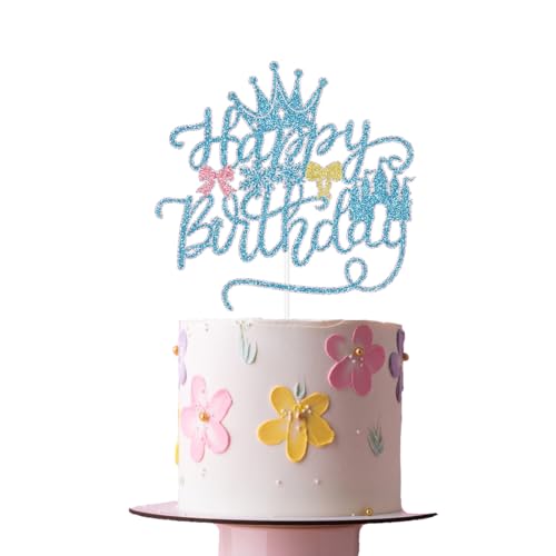 Glitter Castle Cake Topper for Birthday & Baby Showers