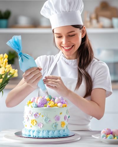 Kootek 48-Piece Cake Decorating Kit with Russian Piping Tips and Bags