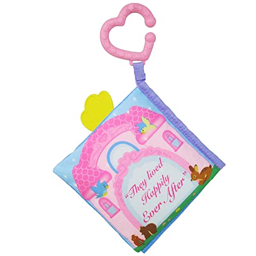 Disney Princess Soft Book with Teether Toy for Babies