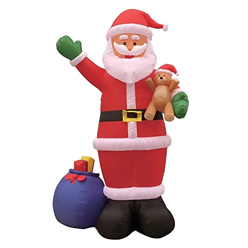 Christmas Party Decorations Bundle - Inflatable Santa and Christmas Tree Set