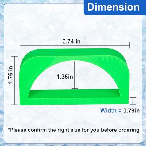 Magnetic Ice Scoop Holder for GE Opal Nugget Ice Maker 1.0 & 2.0 Green