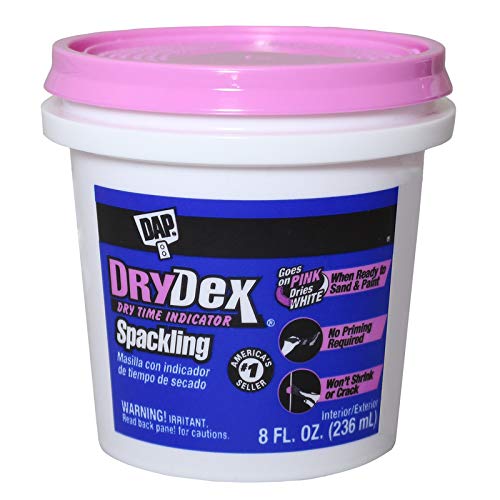 DAP DryDex Spackling Compound 1/2 Pint - Interior/Exterior Repair