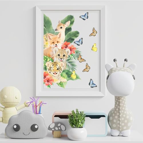 Forest Animals Furniture Decals - Removable Vinyl Stickers Set