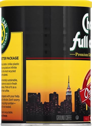 Chock Full o'Nuts Heavenly Original Ground Coffee, 11.3 Oz (Pack of 4)