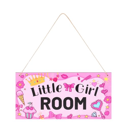 Pink Wooden 'No Boys Allowed' Door Sign for Girls' Rooms