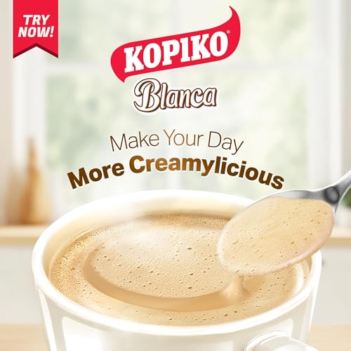 Kopiko Blanca Instant Coffee Mix – Creamy Indonesian Coffee Sticks (30g x 10)