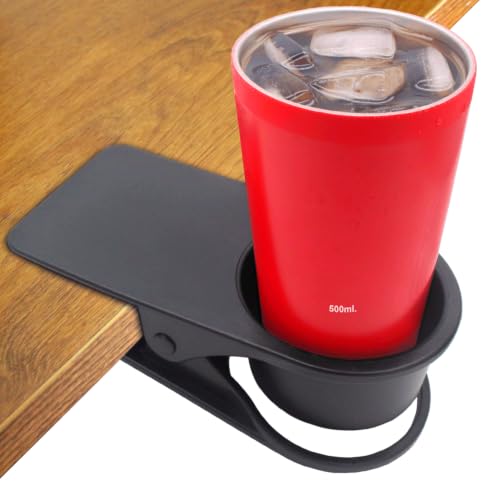 YOY Drink Cup Holder Clip for Desk - Space-Saving Beverage Holder
