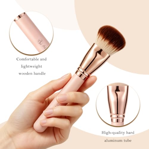 AILNSX Large Foundation Brush - Soft Dense Makeup Brush for Liquid, Cream & Powder