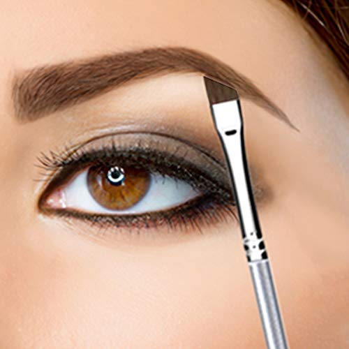 Vertex Slanted Angled Eyeliner Brush for Precision Winged Cat Eyes