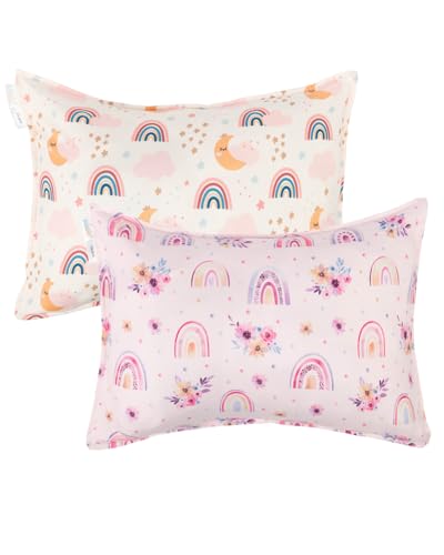 ALVABABY Toddler Pillowcase 2-Pack - Soft & Breathable for Kids