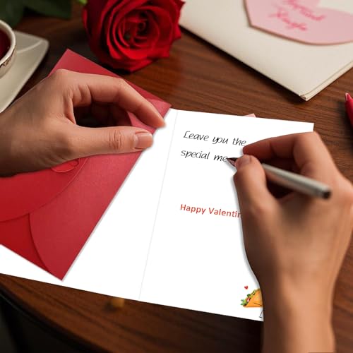 Funny Valentine's Day Card for Him - Taco Love Greeting Card