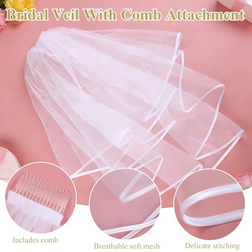 Bride to Be Sash and Veil Set - 2PCS Bachelorette Accessories