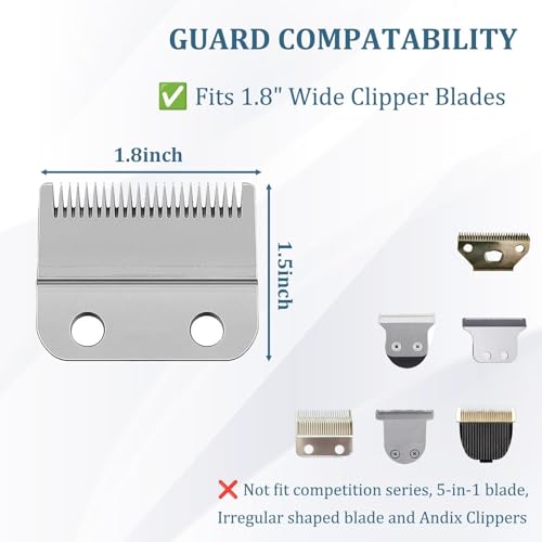 CR8GR8 Clipper Guards Set - 10 Professional Cutting Guides 1/16" to 1"