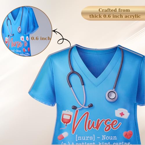 TAMUNBEE Nurse Appreciation Acrylic Desk Sign Decor Gift for RN