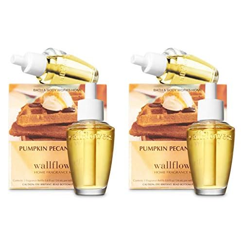 Bath and Body Works Pumpkin Pecan Waffles Wallflowers - 2 boxes, 4 bulbs