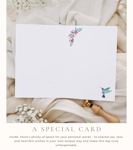 JoliCoon 3D Birthday Card - On Your Special Day Hummingbird Design