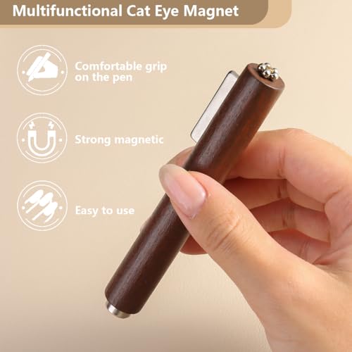 FSpronail 7-Piece Cat Eye Nail Magnet Tool Set with Wooden Handle