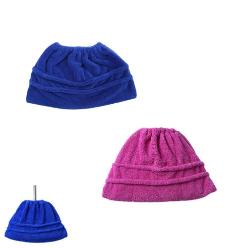Reusable Microfiber Broom Pads for Baseboard Cleaning - 2 Pack