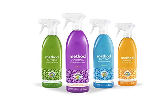 Method All-Purpose Cleaner Spray Bamboo 28oz Pack of 8 - Disinfectant & Surface Cleaner