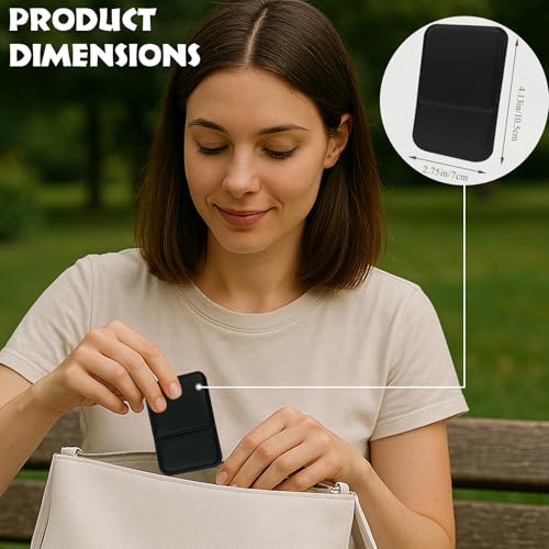 Zoolinn Ultralight Folding Hand Mirror with PU Leather Cover for Travel