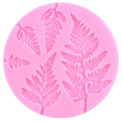 ZiXiang Dinosaur & Tropical Leaf Silicone Mold Set for Cake Decorating - Style B