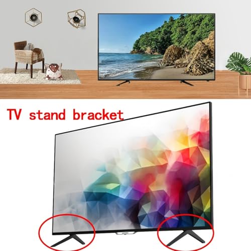 Dranvosk Universal TV Stand Legs for 49-65 Inch TVs, Replacement TV Feet