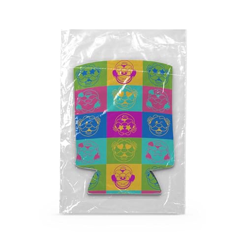 Dr. Simi Pop Art Neoprene Can Cooler Sleeve - 12 oz Insulator