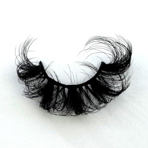 HBZGTLAD 3D Faux Mink False Eyelashes Thick Long Dramatic 4 Pairs