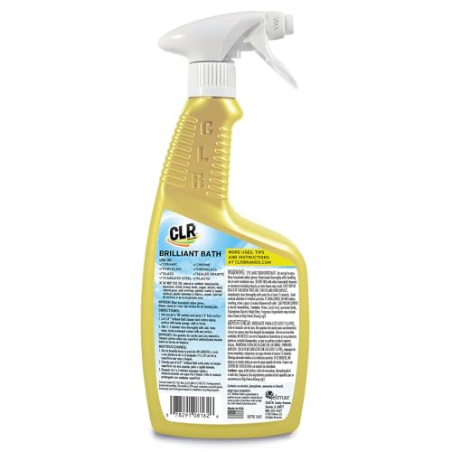 CLR Brilliant Foaming Bathroom Cleaner Spray, 26 oz (2 Pack)