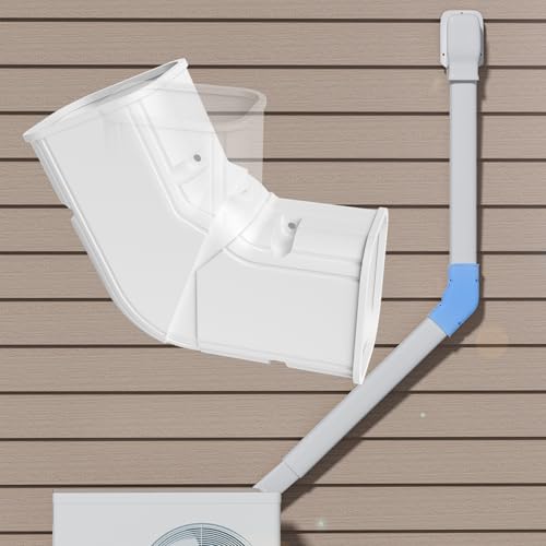 Toutgood 3-Inch Flexible 90°-135° Elbow Line Set Cover - White