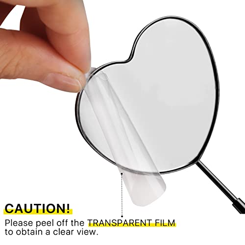 Heart Shaped Lash Extension Mirror - Detachable Stainless Steel Tool