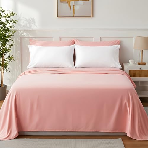 Casbrove Brushed Microfiber Pillowcases, Standard Size 20x26, White Set of 2