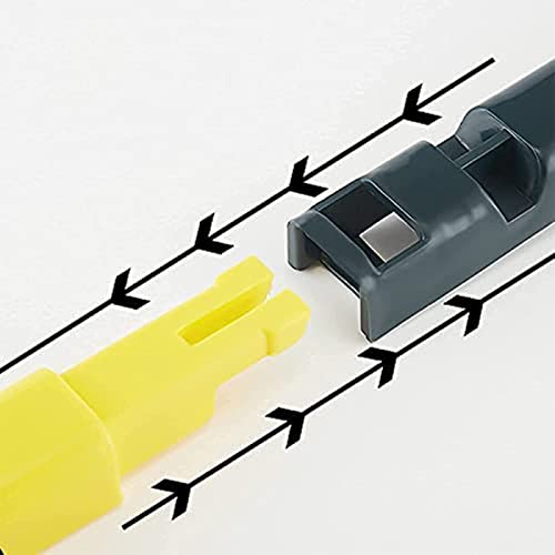 2 in 1 Green-Yellow Window Cleaning Brush - Multifunctional Tool