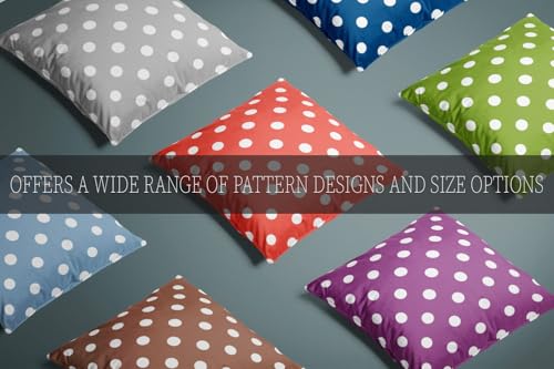 Coral Polka Dot European Pillowcase 26x26 Inch Double-Sided Cushion Cover
