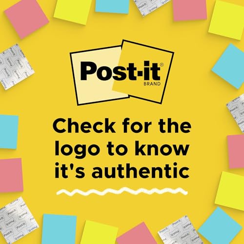 Post-it Notes Poptimistic Collection, 3x3 Inch, 3 Pads