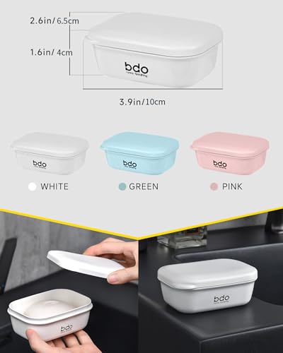 Doter Leakproof Travel Soap Case with Drainage Tray - Pink