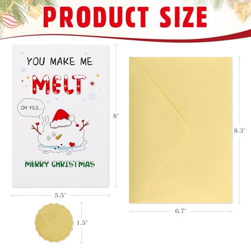 Funny Christmas Card for Husband - Naughty Flirty Holiday Greeting