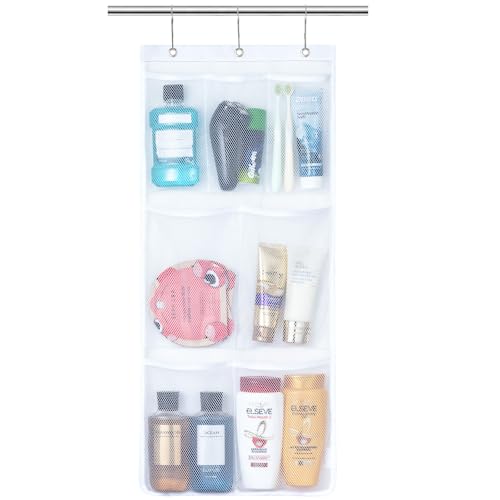 Lifewit 14" x 30" Shower Caddy - 7 Pocket Hanging Organizer for Travel