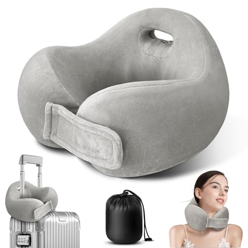 Memory Foam Travel Neck Pillow with 360° Support – Yincook