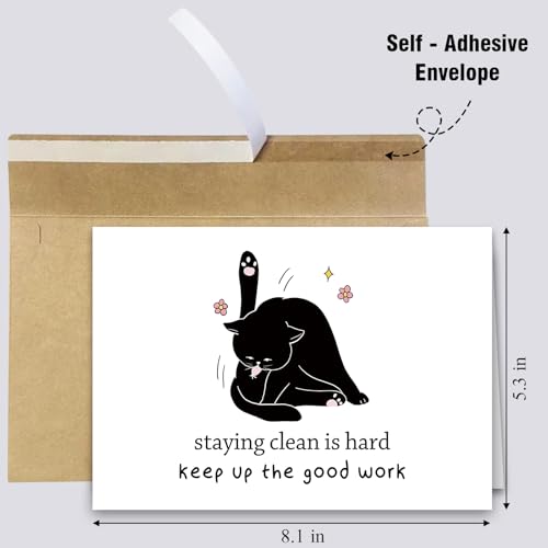 Sober Anniversary Card for Men & Women | 1 Year Sobriety Gift