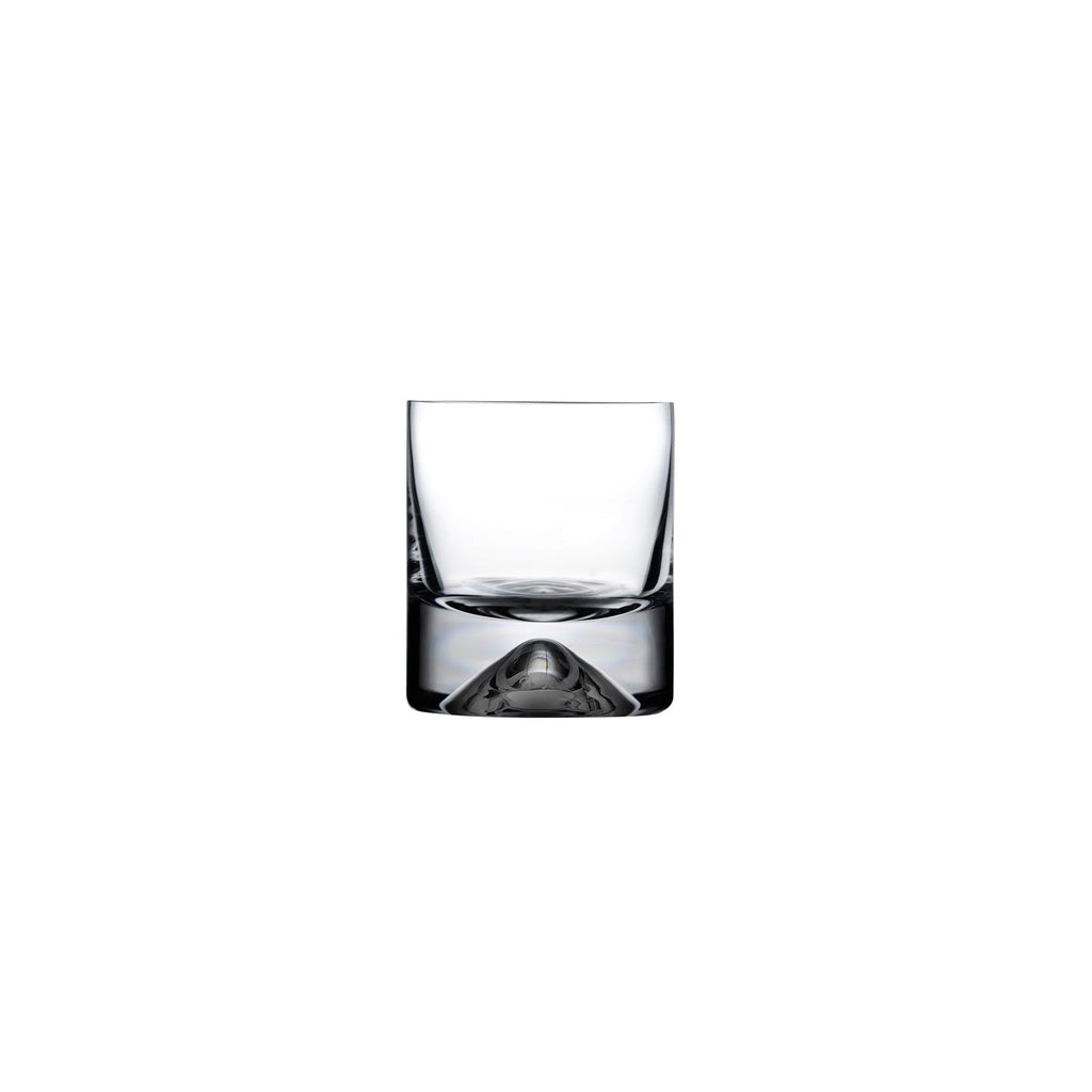 NUDE Whiskey Glasses Set of 2 – 11.75 oz Premium Lead-Free Crystal No.9 Old Fashioned Rocks Glasses for Whisky, Scotch & Bourbon – Heavy Base, Handmade Bar Tumblers Luxury Gift Set