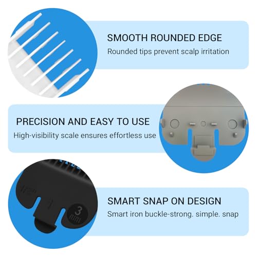 Wahl Clipper Guards Set - 1.5mm 1/16 Inch Replacement Guide Combs 2Pack