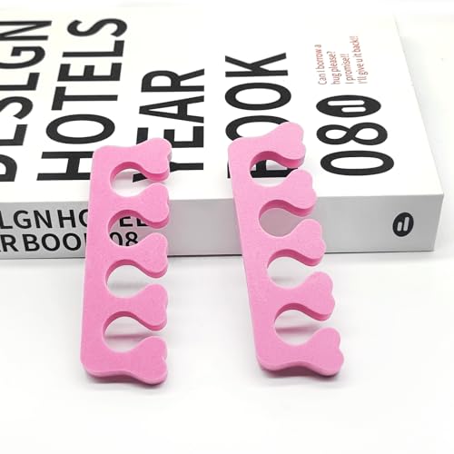 Quacc Soft Sponge Toe Separators 12-Pack for Pedicure and Nail Art
