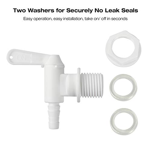 FERRODAY 3 Pack Bucket Spigot, Food-Grade Bottling Spout for Homebrew