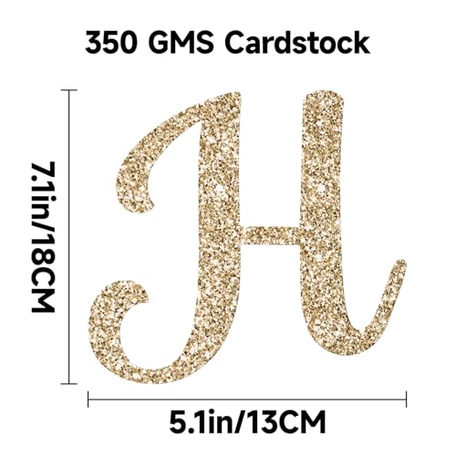 Pre-Strung Happy Engagement Banner - Gold Glitter Party Decoration