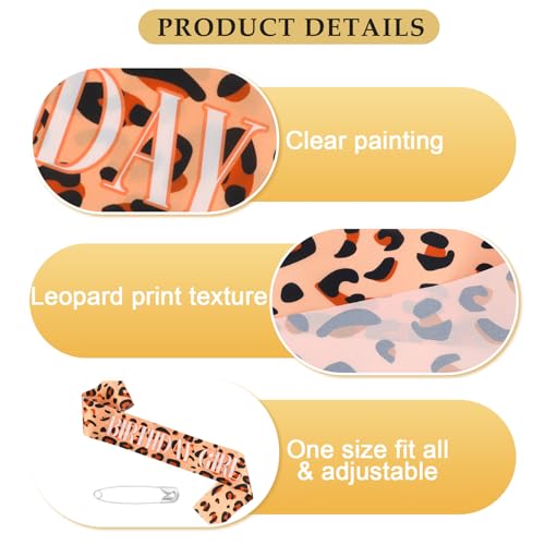 Cheetah Print Birthday Sash for Milestone Celebrations