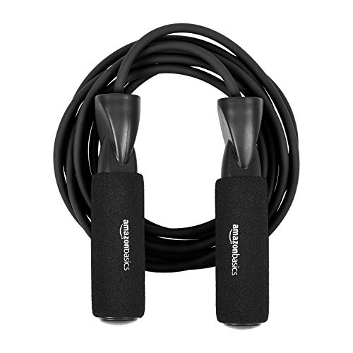 Amazon Basics Adjustable Jump Rope for Cardio & Home Workouts