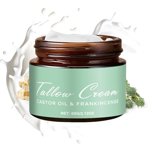 Tbexem Grass-Fed Tallow Moisturizer with Frankincense and Castor Oil