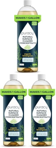 Puracy All-Purpose Cleaner Concentrate - Plant-Based Multi-Surface Solution 16oz (3 Pack)
